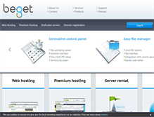 Tablet Screenshot of beget.com